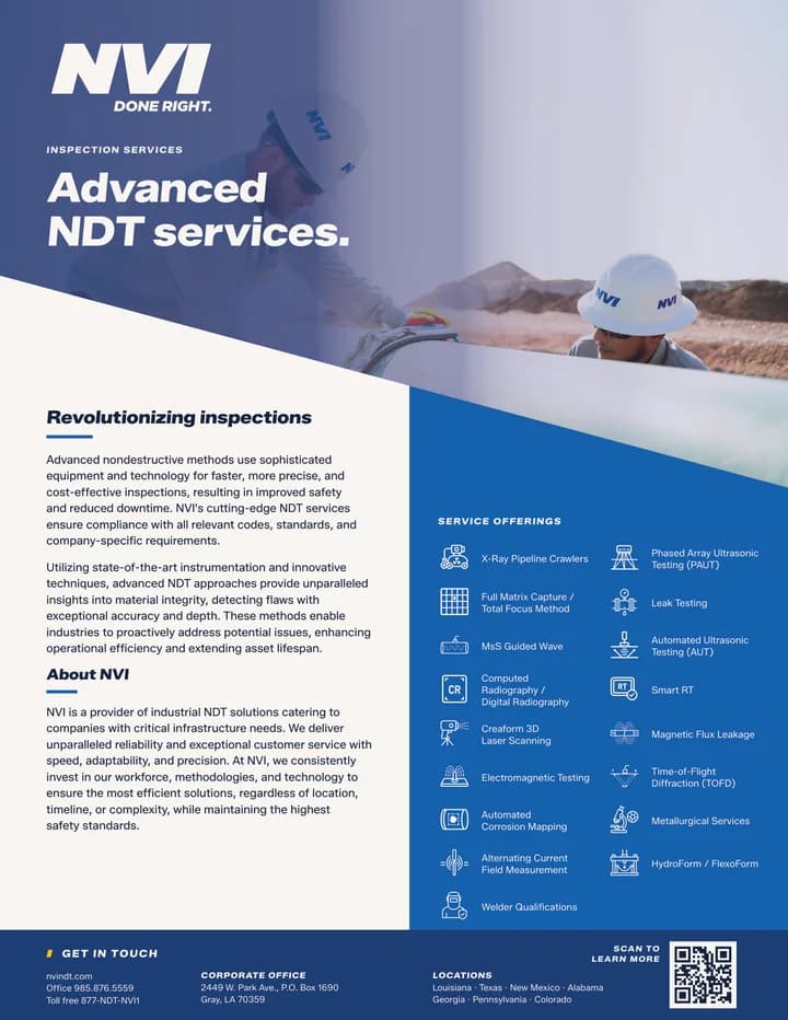 Advanced NDT preview