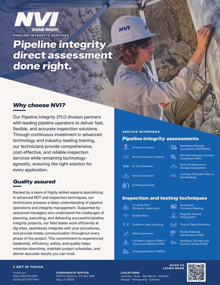 Pipeline Integrity preview