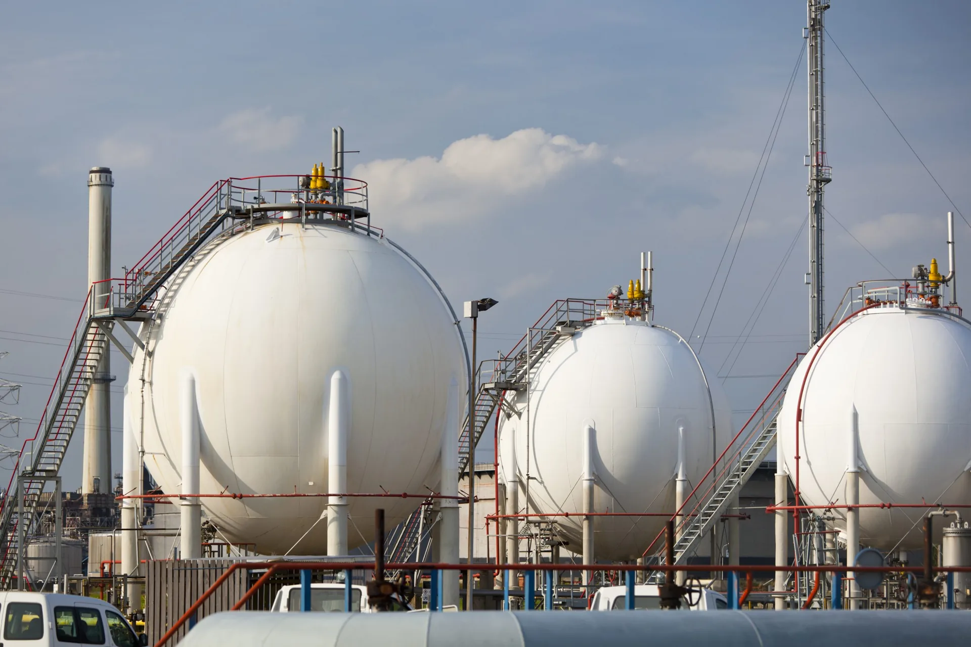 Industrial refinery storage tanks managed through NVI asset integrity services