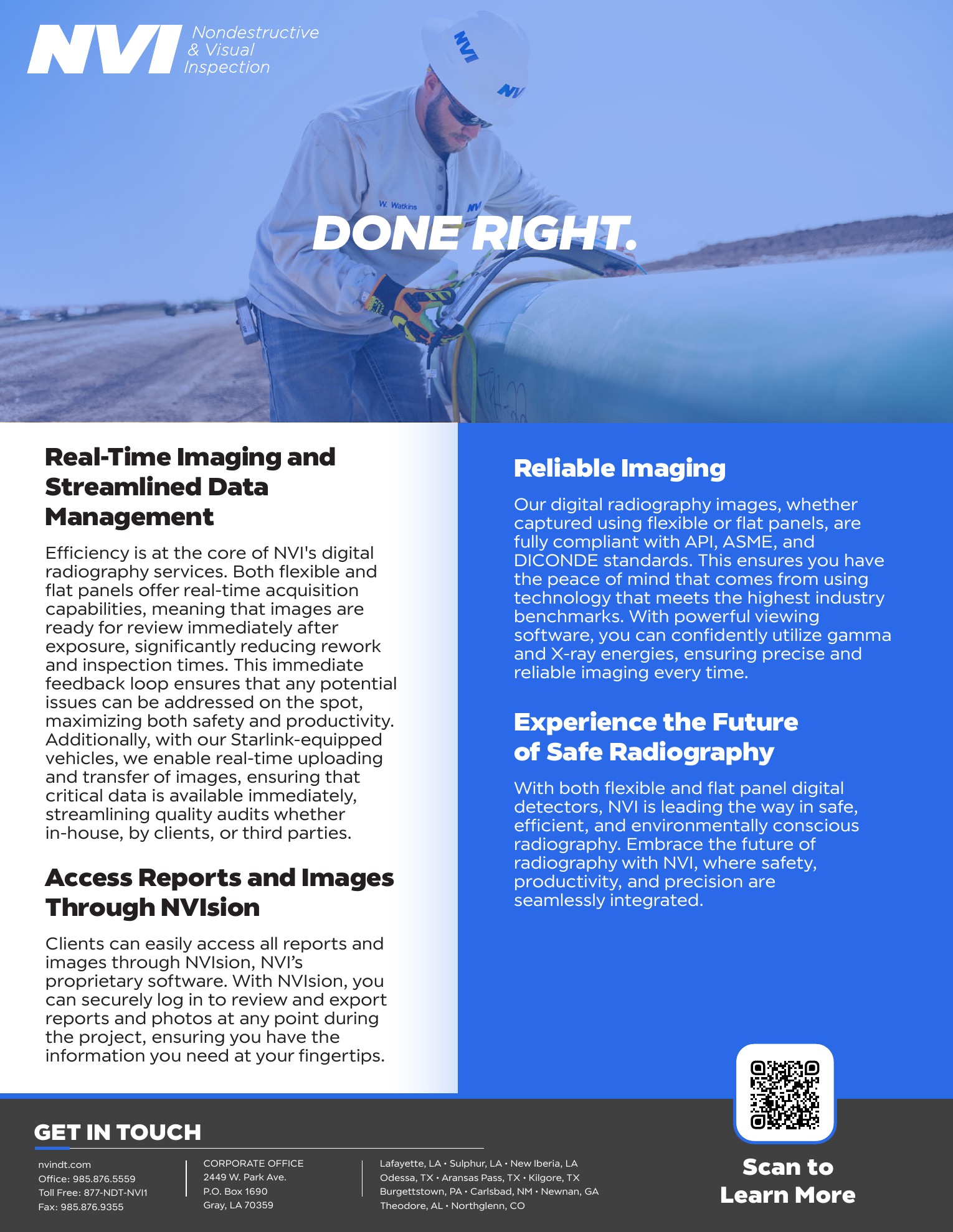 Digital Radiography flyer page 2