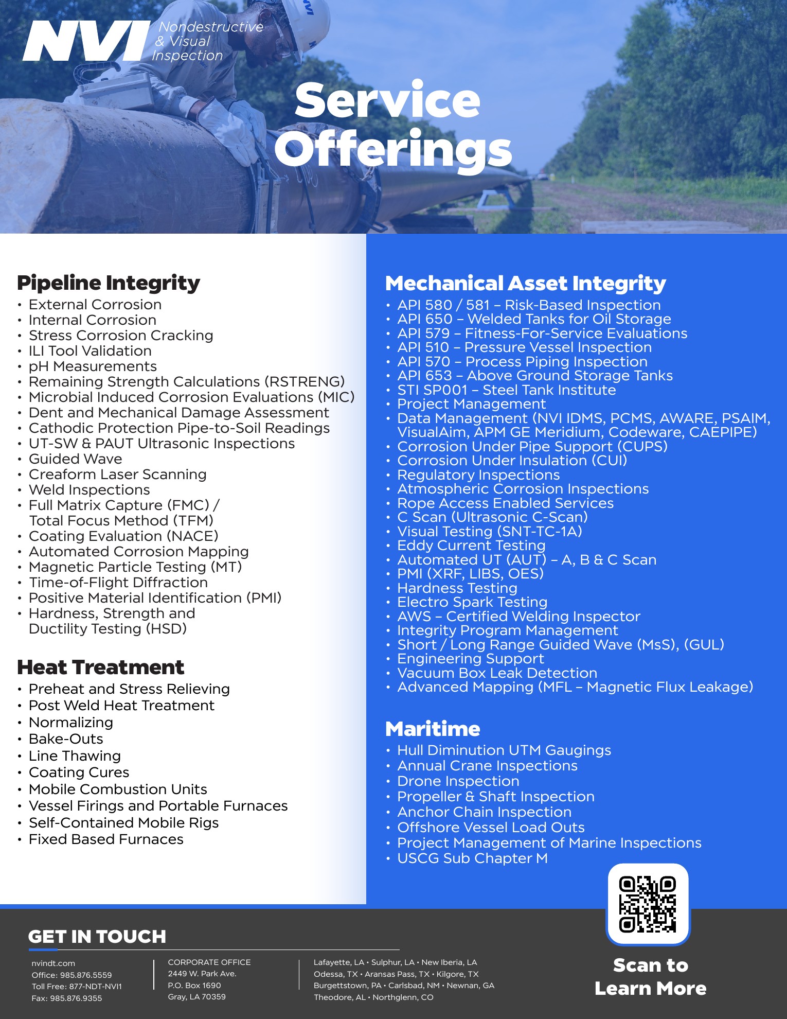 Service Offerings flyer page 2