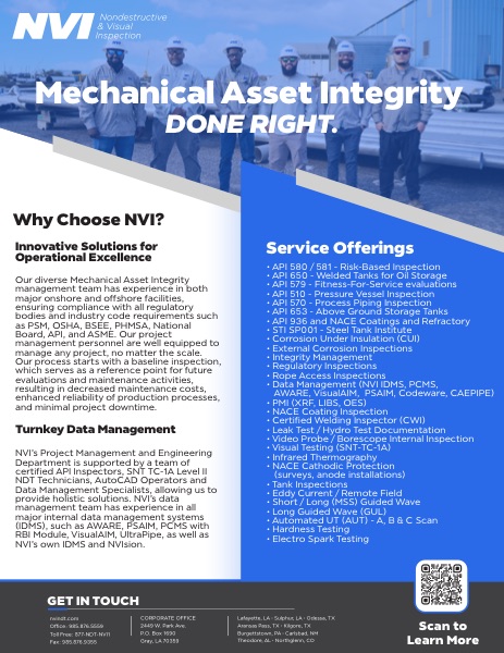Mechanical Asset Integrity preview