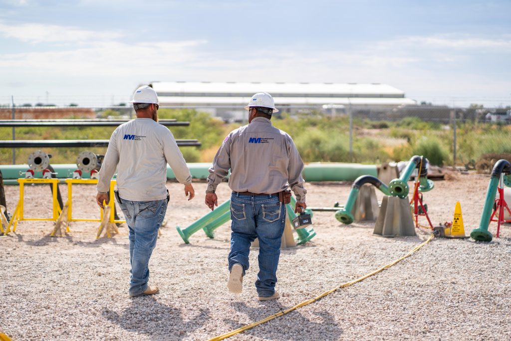 NVI radiographers walking